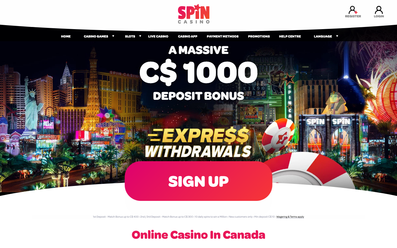 Spin Casino casino — screenshot